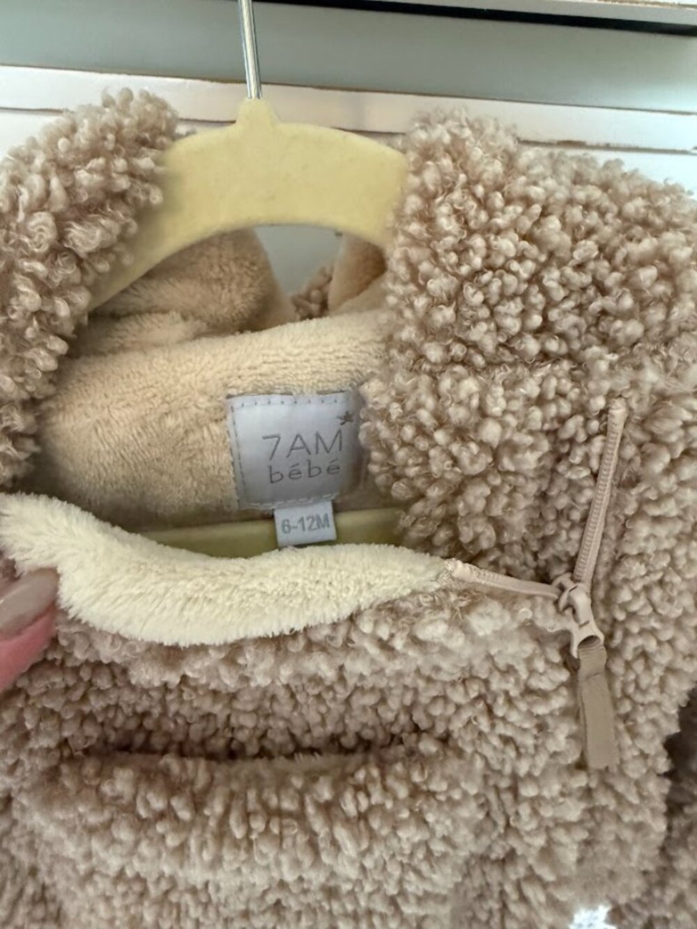 7AM Enfant Teddy Jumpsuit 6-12M - Picture 2 of 4